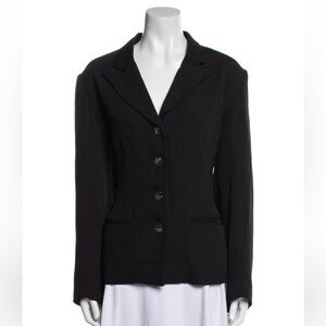 Halston Black Blazer size 14